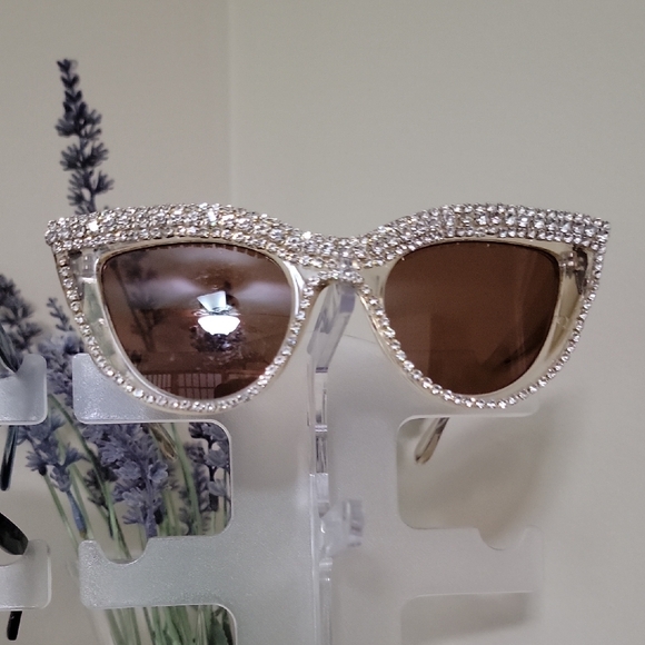 Accessories - Embellished Cat Eye Sunglasses